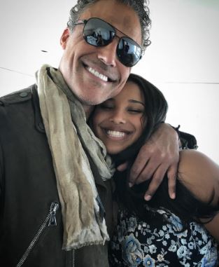 Jim Skrip stepdaughter Sasha with her father Rick Fox